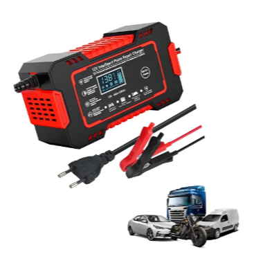 Carregador de bateria automotivo inteligente 12V 6A Carro Moto Caminhão
