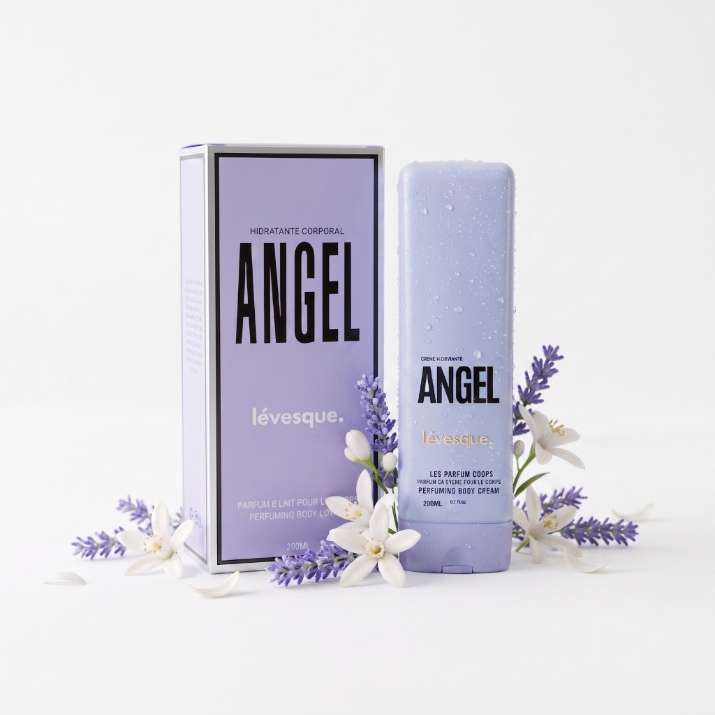 Creme Hidratante Corporal Angel Levesque 200ml Perfumado Pele Macia Hidratação Diária