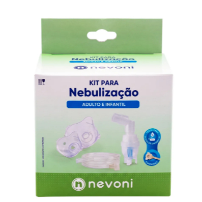 Kit Máscara para Nebulizador Infantil e Adulto