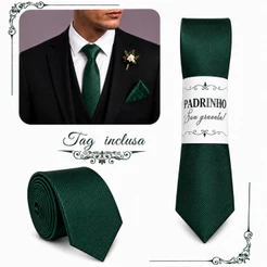Gravatas Verde Esmeralda para Padrinhos Casamento