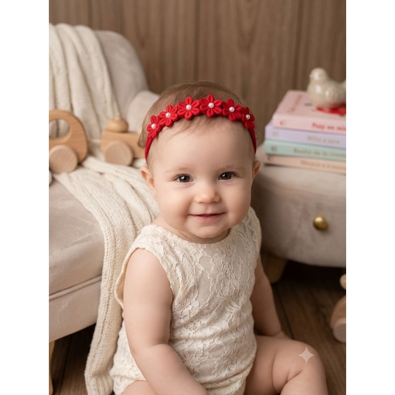 Kit faixinhas de bebê recém nascido tiara flores meia maternidade enxoval newborn fotos menina delicada