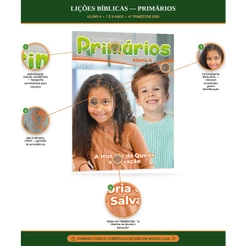 Kit c/5 Revistas Lições Bíblica - Primários Aluno 4º Trimestre 2026