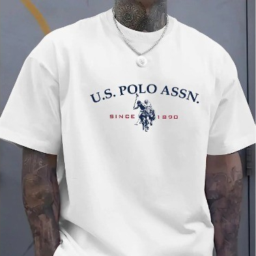 Camiseta Masculina ASSN com Estampa Gráfica - Lançamento 100% algodão