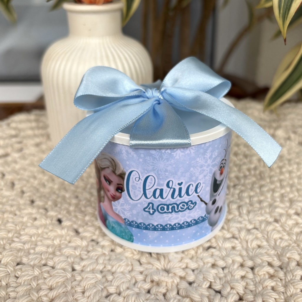 Kit Tubolata Personalizada 5x6 Frozen – Lembrancinha Aniversário Festa Infantil Menina