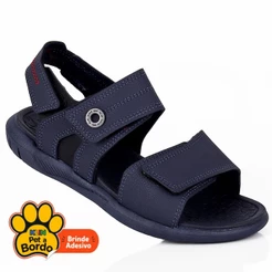 Papete Infantil Menino Klin Casual Escolar Voltas as Aulas Urban Confortável Leve Anatômico Marinho