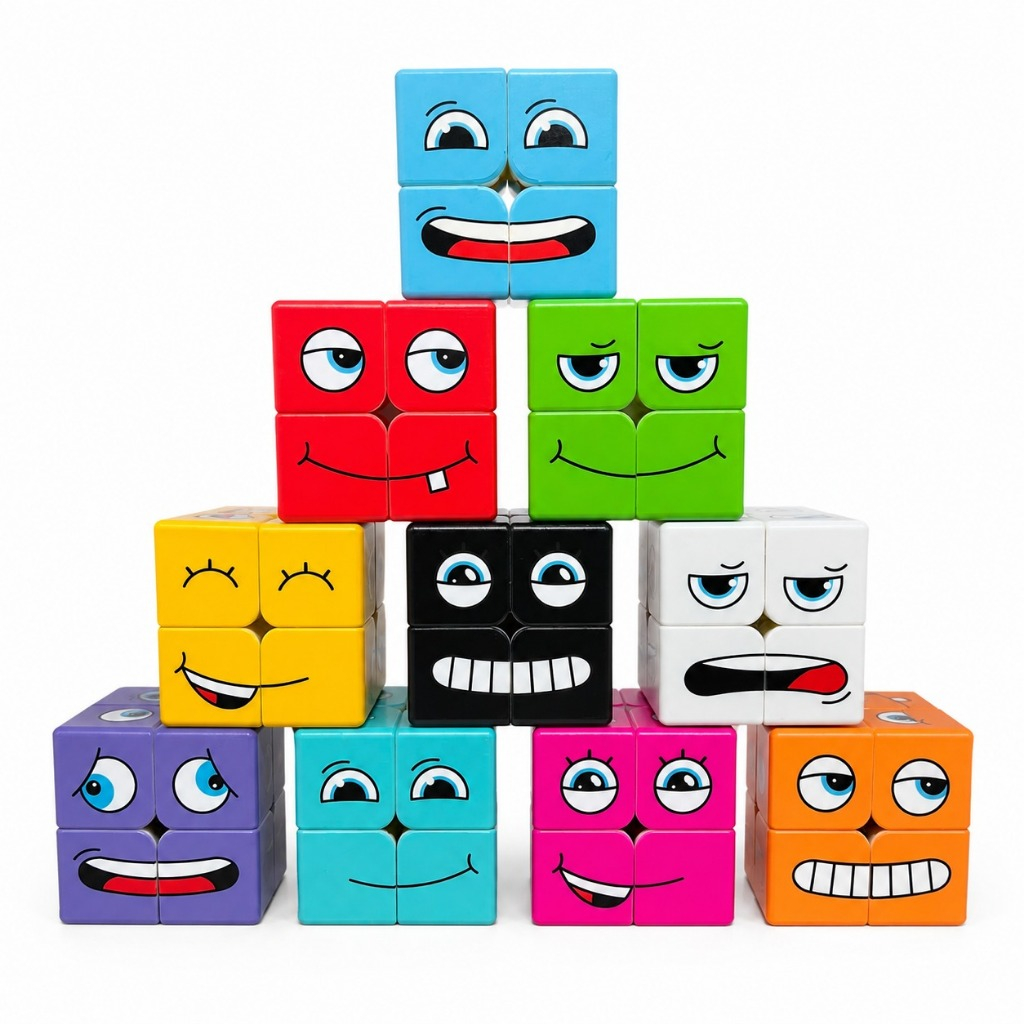 Cubo Individual para Jogo Face Cube Cuber Brasil