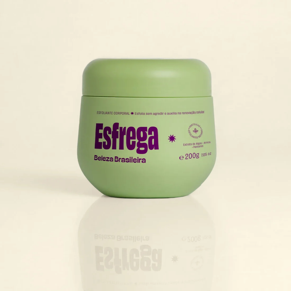 Esfoliante Corporal Esfrega 200g Prevenção Estrias Anticelulite Pelos Encravados Renovação Pele Beleza Brasileira