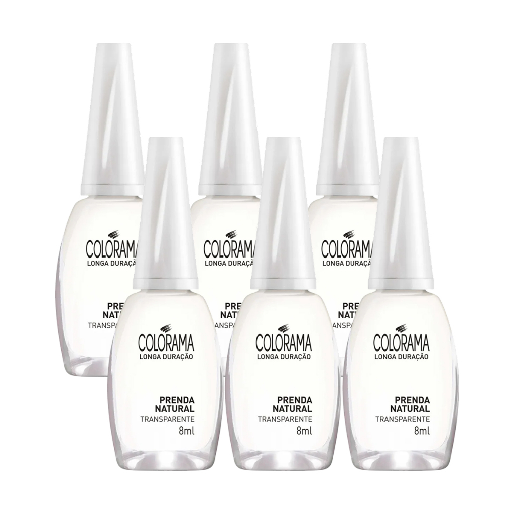 Kit 6un Esmalte Colorama Natural Prenda 8ml