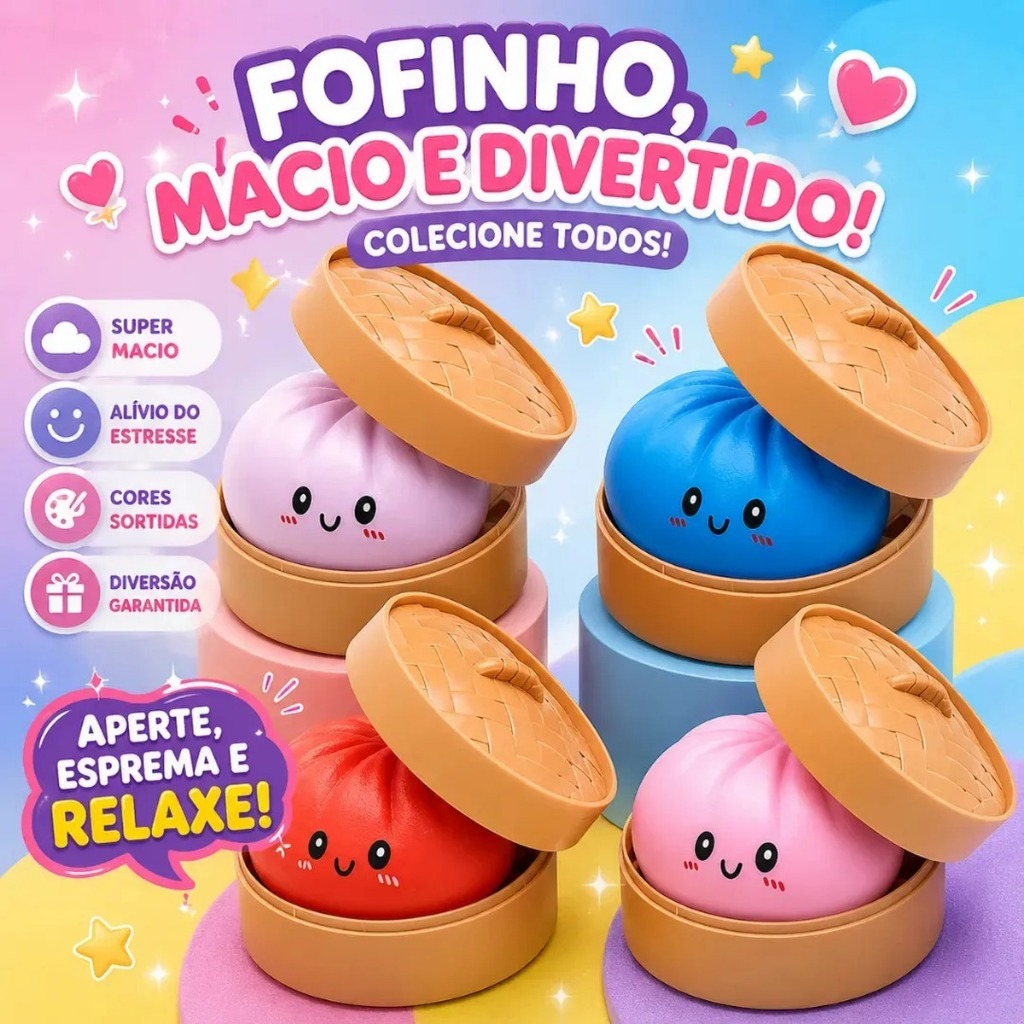 Squishy Bolinho Brinquedo Antiestresse Raro Viral Brinquedo Bolinho Surpresa