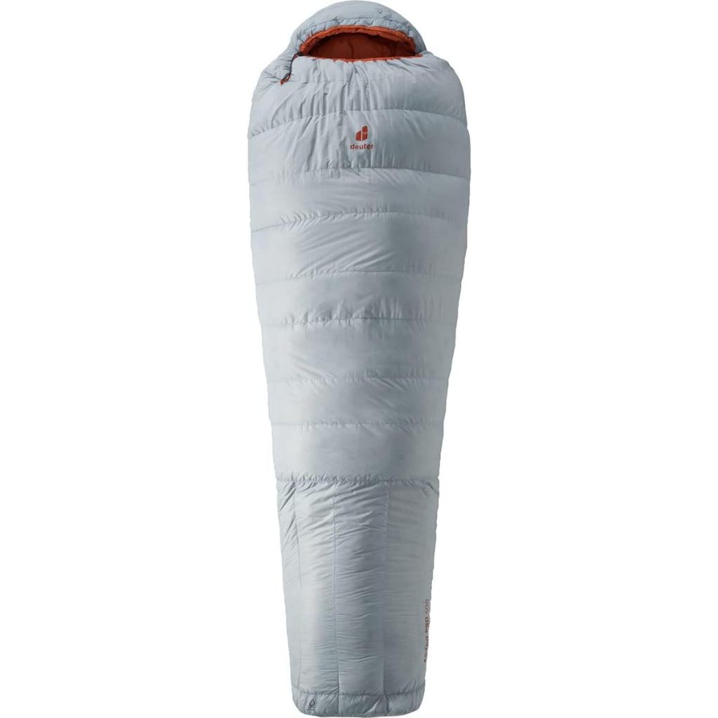 Deuter, Saco de Dormir Astro Pro 400, com Faixa de Temperatura entre +2ºC (conforto) e -4ºC (limite), Cinza