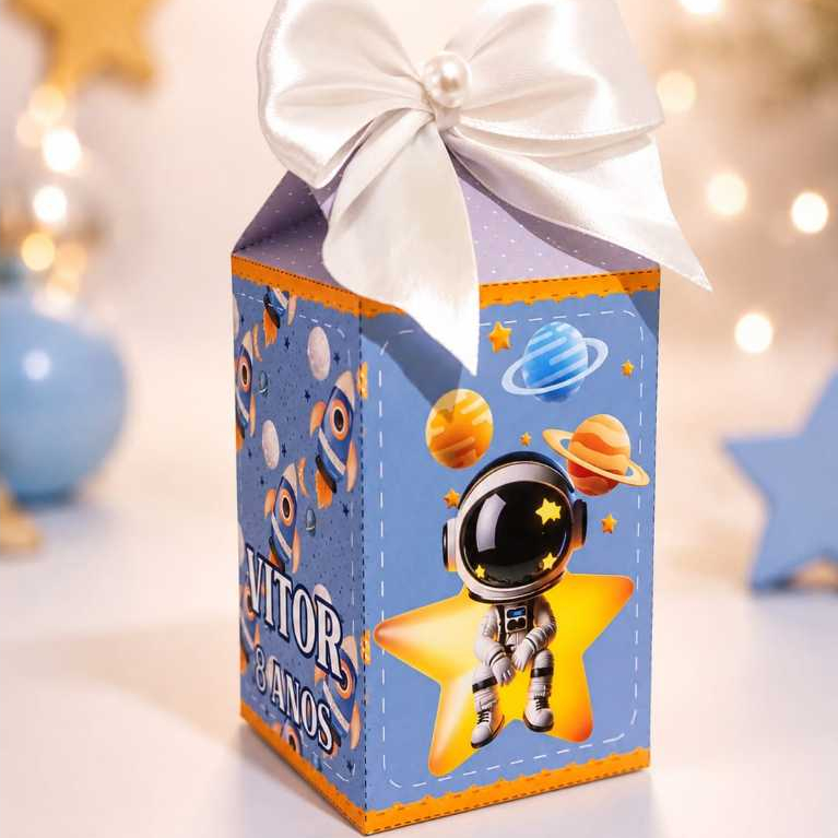 CAIXINHAS AVULSAS PERSONALIZADAS PARA LEMBRANCINHA DE FESTA DE ANIVERSÁRIO ASTRONAUTA MENINO