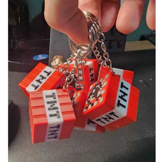 Chaveiro gamer Bloco TNT Minecraft