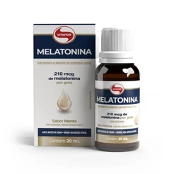 Suplemento De Melatonina 20ml Menta Vitafor