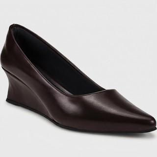 Scarpin Feminino Shekinah Anabela Sapato Bico Fino Salto Cunha Baixo Elegante Luxo