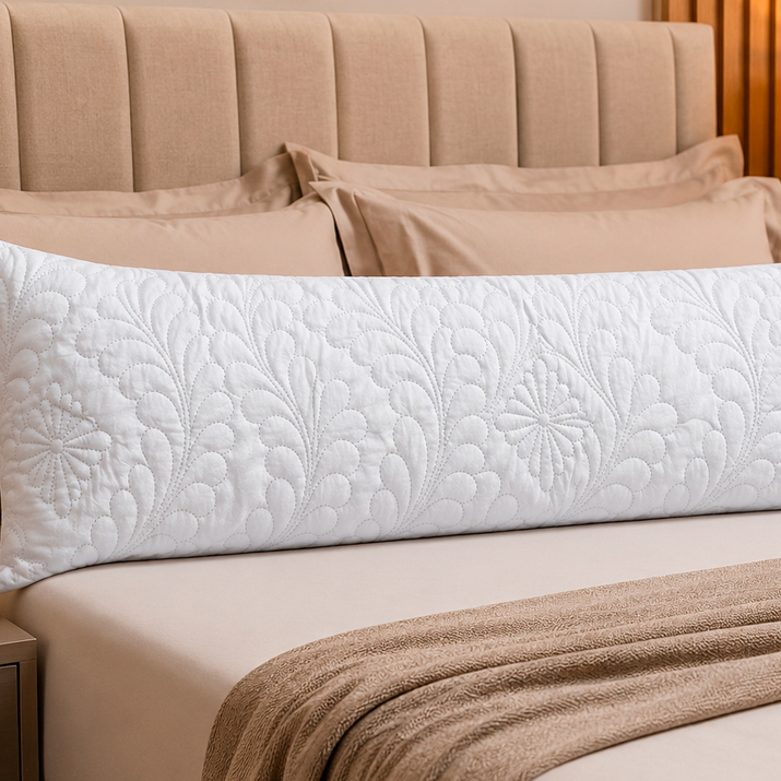 Fronha Corpo Com Zíper 1,30x40 Para Travesseiro Xuxão Matelado