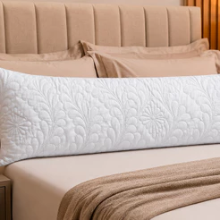 Fronha Corpo Com Zíper 1,30x40 Para Travesseiro Xuxão Matelado