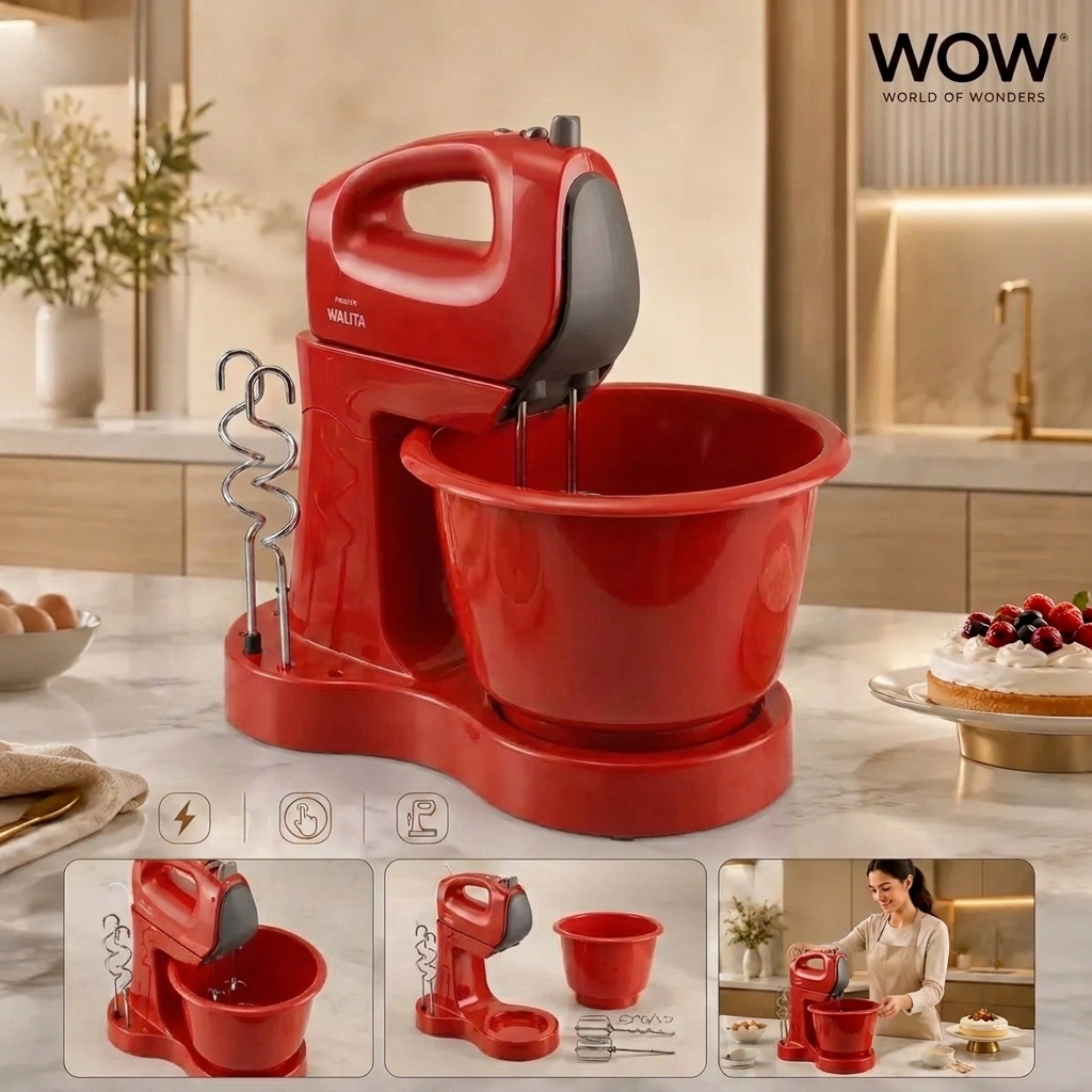 Batedeira Philips Walita Viva 400w Vermelha 220v