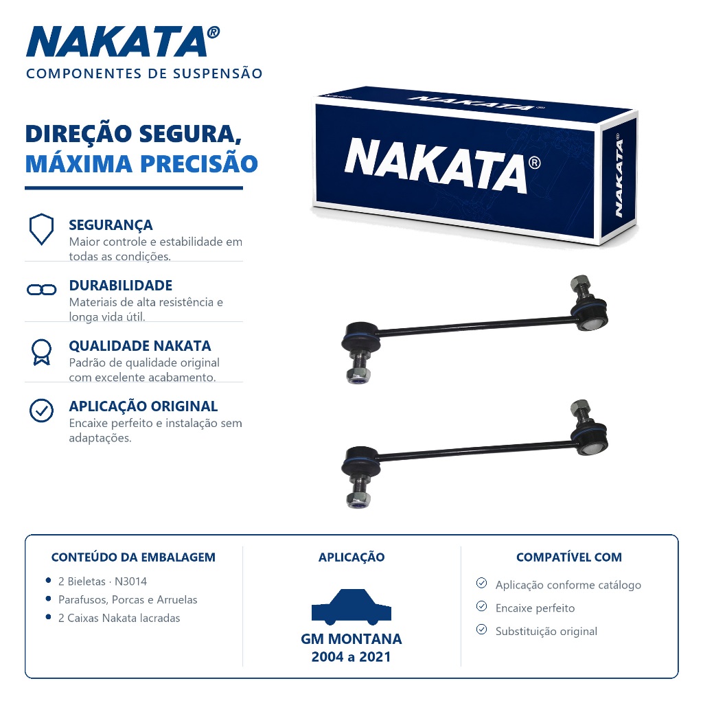 Par Bieleta GM MONTANA 2004 ate 2021 – Nakata