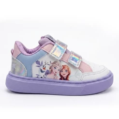 Tênis Infantil Menina Frozen Disney Oficial Elsa Anna Calce Fácil Confortável 11.168i