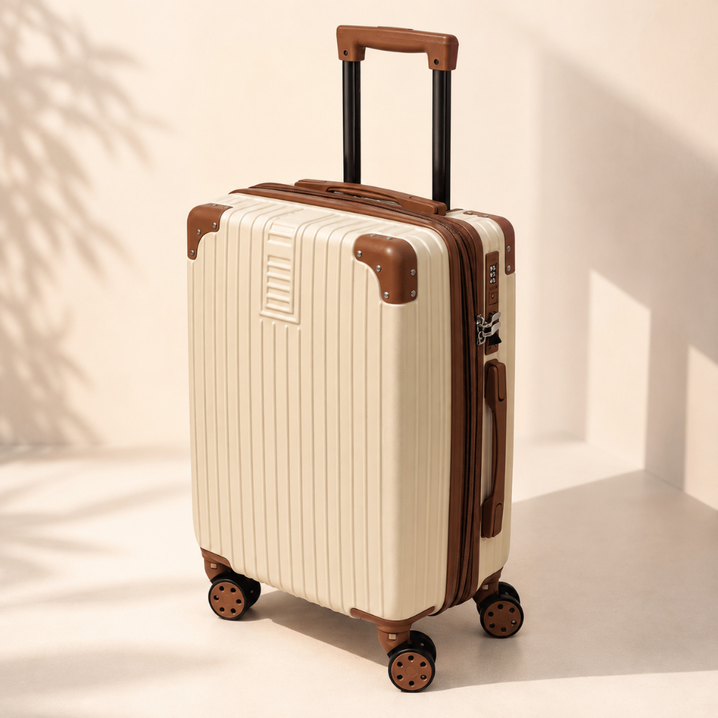 Mala de Viagem 32kg Grande Rígida em ABS com Rodinhas 360° e Zíper Expansor ANAC