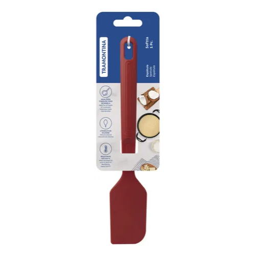 Espátula de Silicone Softta Vermelha Tramontina 210°C para Antiaderentes 25855170