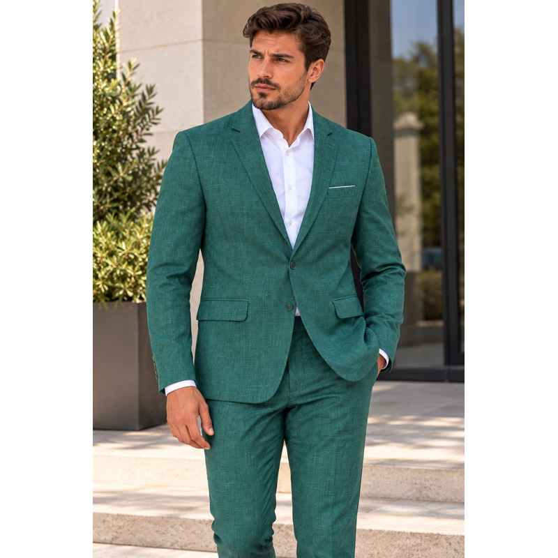 Terno Slim Masculino Microfibra Completo + Cores * Não é Transparente*