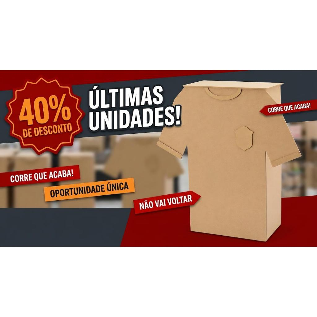 Mesa Camisa Futebol Dobrável Cubo Festa MDF CRU