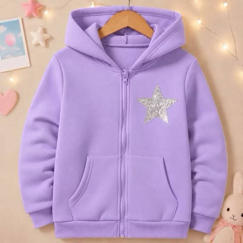 Blusa de Moletom Infantil Flanelado Quentinho Confortável Casaco de Frio Inverno Juvenil Premium
