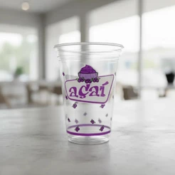 Copo Descartável Plástico Rioplastic Açaí e Chopp 50 Unids S/Tampa