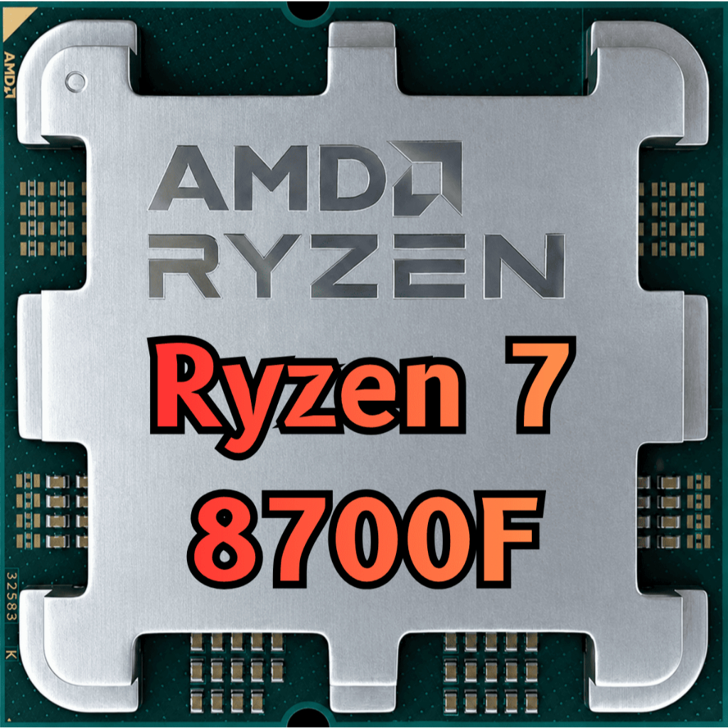 Processador AMD Ryzen 7 8700F, 4.1 GHz (5.0 GHz Max Turbo), Cache 24MB, 8 Núcleos, 16 Threads, AM5, Sem Vídeo Integrado