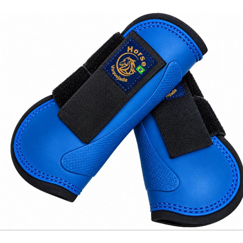 caneleira PVC cavalo vaquejada velcro semi profissional