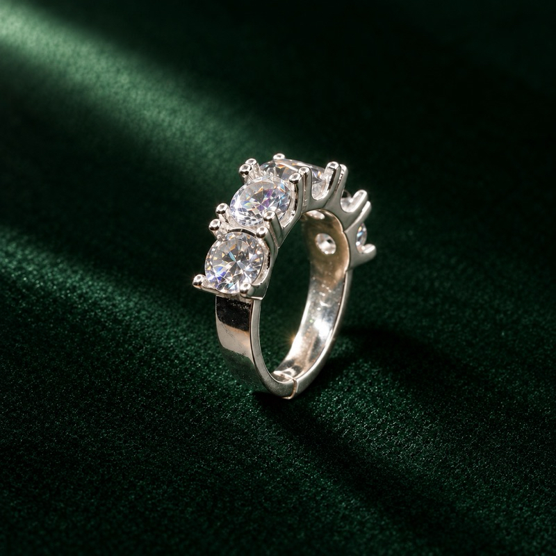 Anel Feminino Meio Aparador 6mm em Prata 925 Elegante