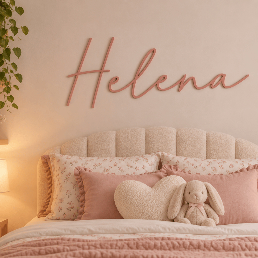 Nome Personalizado Decorativo 1m para Quarto de Bebê ou Infantil - Decoração de Quarto de Bebê