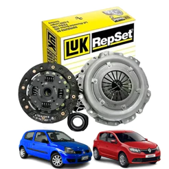 Kit Embreagem Renault Clio Sandero Logan 1.0 16v 2000 à 2015 Original Novo Luk