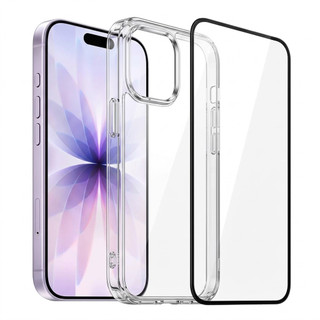 KIT Capa Case Capinha + Película 3D De Vidro Para Todos iPhone 16 15 14 13 12 11 Pro Max XR XS