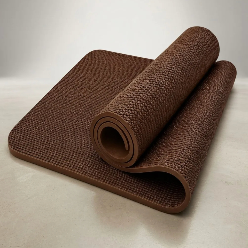 Colchonete Tapete EVA 100x60cm 10mm Antiderrapante para Fitness Yoga Pilates Treino, Conforto Máximo e Apoio no Chão, Id