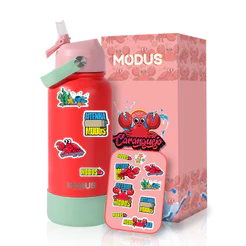 MODUS Garrafa Térmica Inox com Alça Grande Capacidade Quente e Frio Isolamento Térmico BPA Free para Esportes