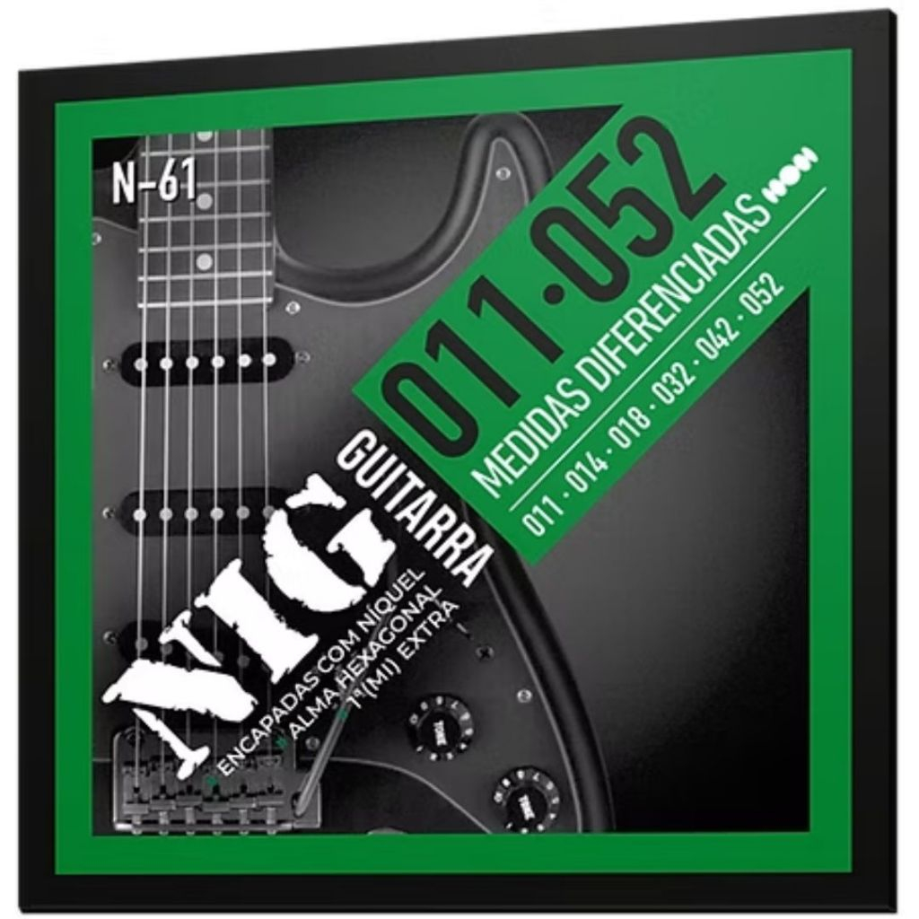 Encordoamento P/ Guitarra NIG N61 .011/52