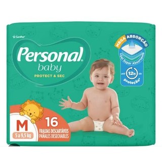 Fralda Personal  Baby Protec & Sec Descartavel Tamanhos  M ,G, XG,XXG