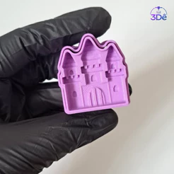 Ejetor Modelador Carimbo de Castelo Para Brigadeiro, Biscoito, Massas Decorativas
