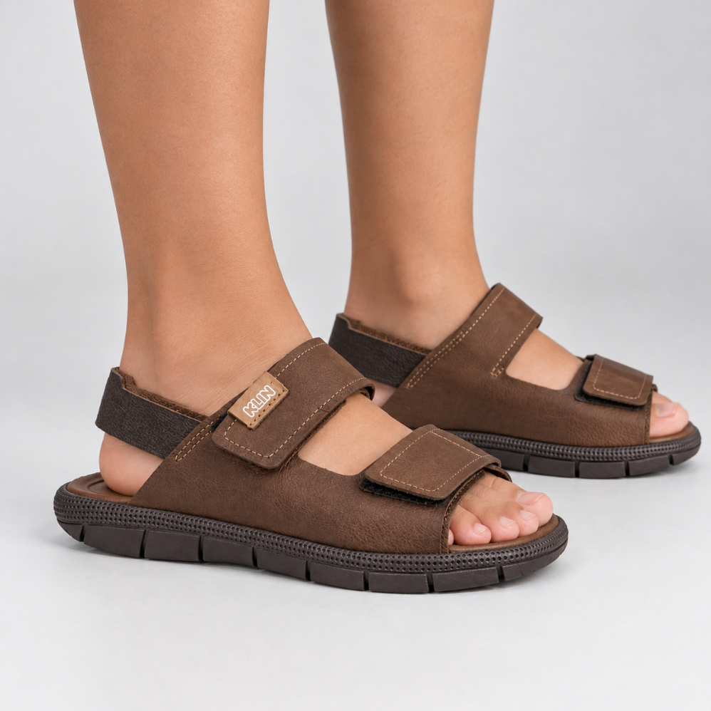 Sandália Infantil Klin Tic Tac Casual Modelo Calçado Para Passeio Leve Escolar Dia a Dia Estilo Visual
