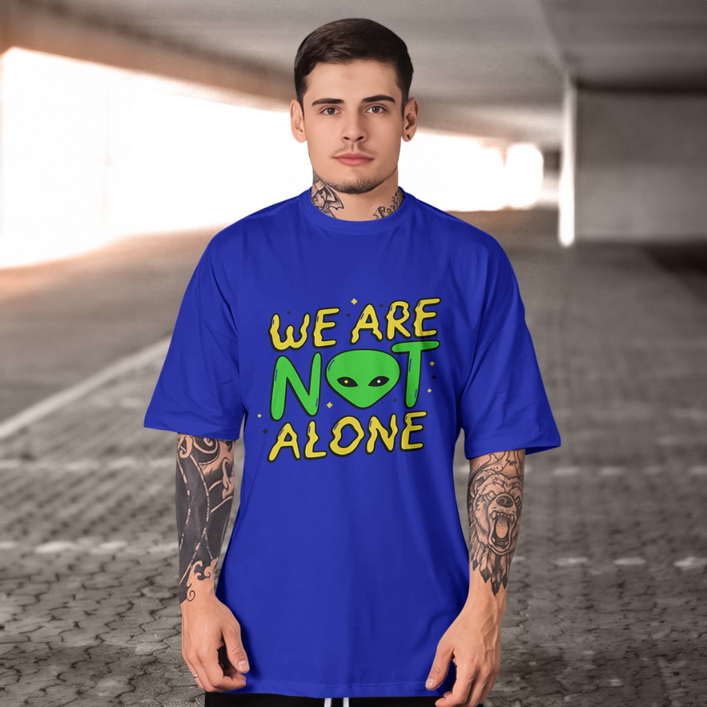 Camisetas Masculina alone Gola Redonda Estampado 2026 tecido confortavel