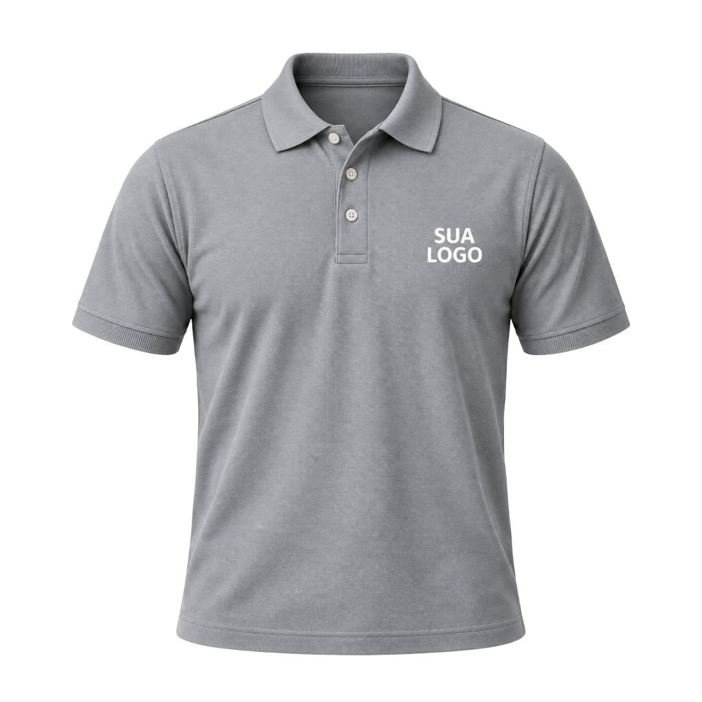Camiseta Camisa Unissex Polo Personalizada Uniforme Empresa Estampada Seu Logo