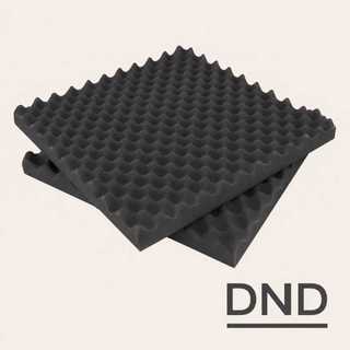 KIT 20 ESPUMAS ACUSTICAS ISOLAMENTO ACUSTICO CAIXA DE OVO ABSORÇÃO DE SOM STÚDIO SONORO ANTI CHAMA
