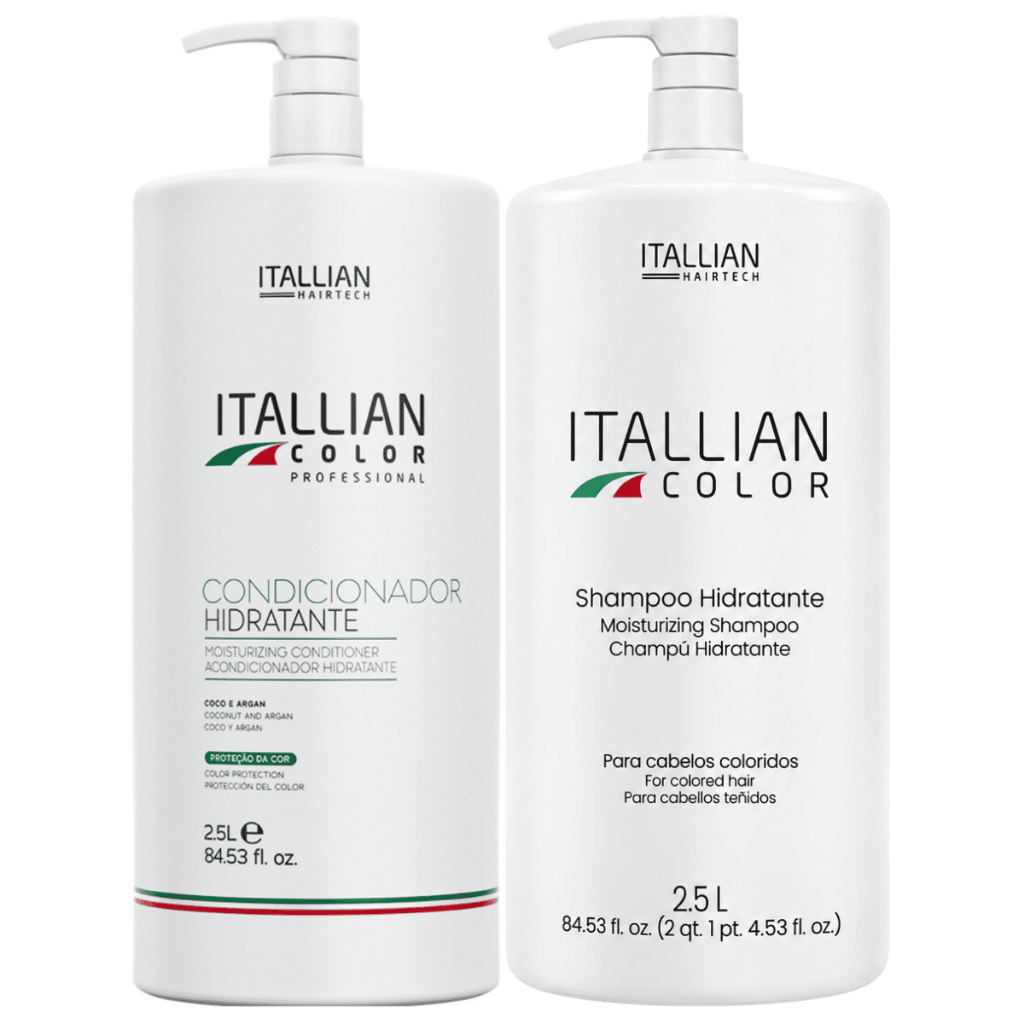 KIT CONDICIONADOR E SHAMPOO DE 2,5 LTS ITALLIAN COLOR HAIRTECH