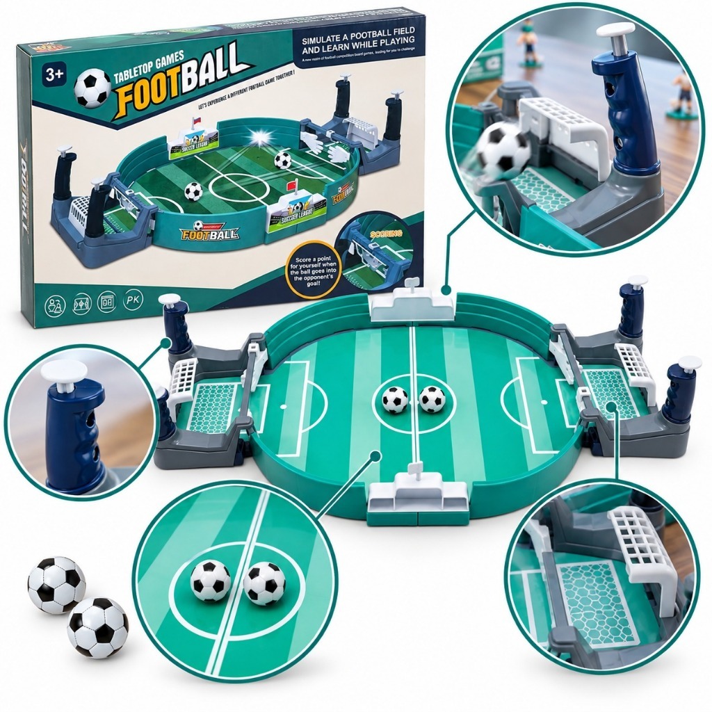 Jogo Futebol Mini Mesa Campo Gol A Gol Pinball Fliperama