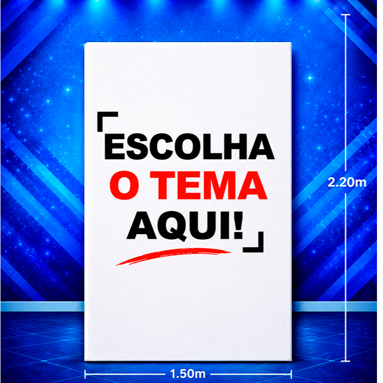 Painel Retangular Personalizado Sua Arte Aqui