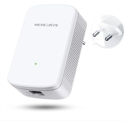 Repetidor Wi-Fi Mercusys ME10 300Mbps Com Porta Ethernet E Firewall Integrado Para Ampliar Sinal Fácil Instalação