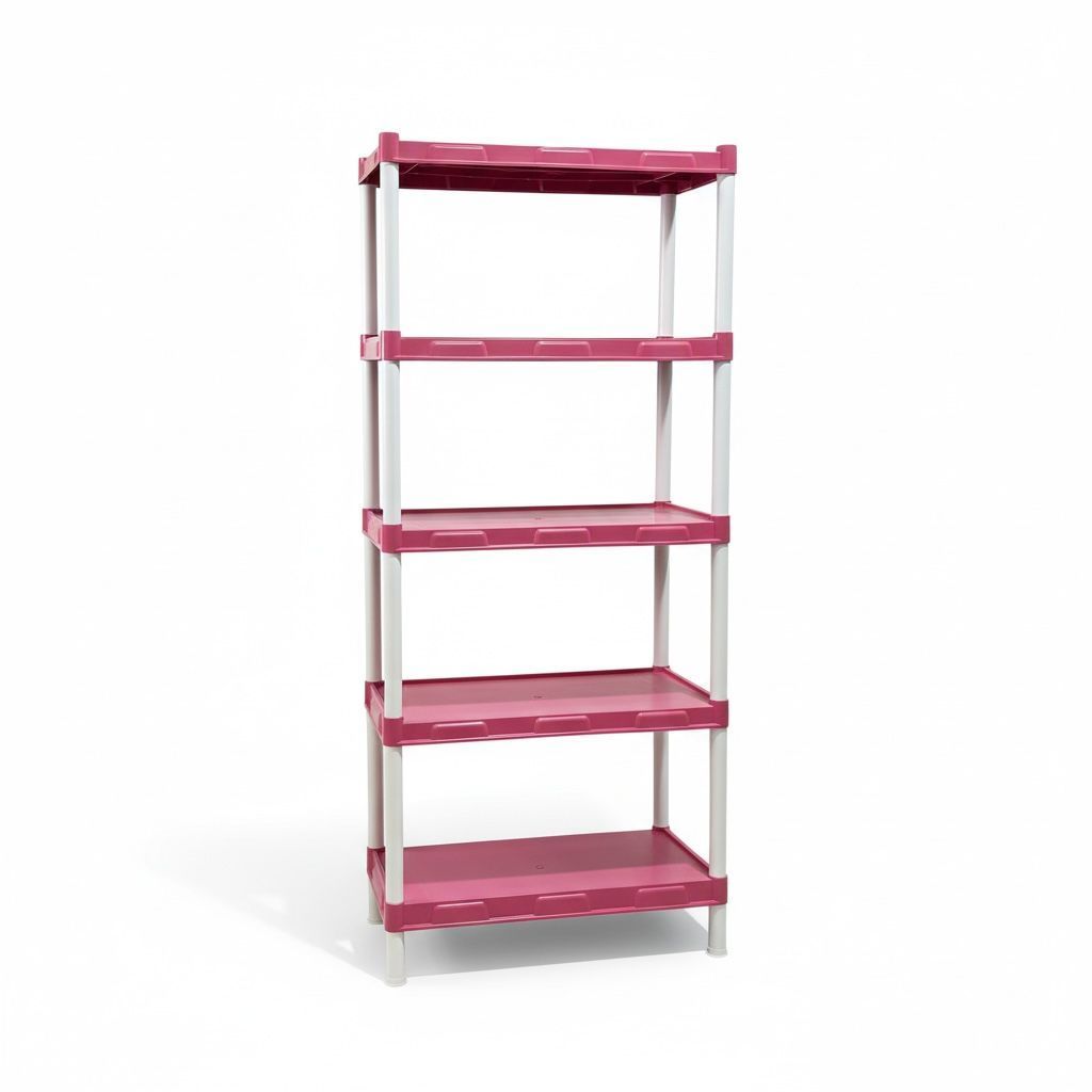 Estante Organizadora Modular Pink com 5 Prateleiras e Pezinhos – FLEXA