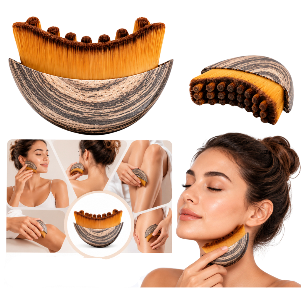 Escova Penariol De Drenagem Linfática Facial Rosto Pele Reduz Inchaço Modeladora